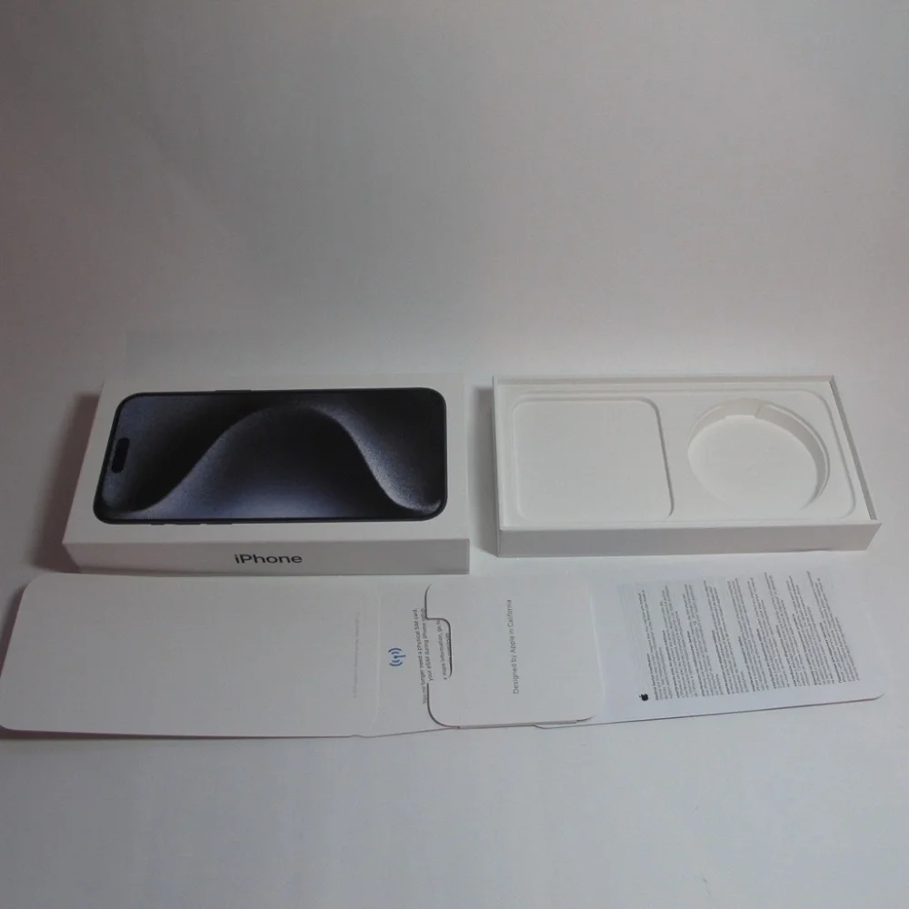 iPhone 15 Pro Max Blue Titanium Empty Box ONLY Collectible
